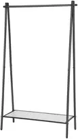 Songmics Drabužių stovas, 92.5x33.5x153 cm, Juodas