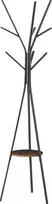 HOMCOM Drabužių stovas Drabužių stovas su 8 kabliukais ir lentyna, pastatomas drabužių, skrybėlių, krepšių stovas, metalinis, rudas, 45x45x180cm