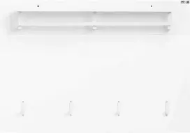 Kabatų laikiklis, SoBuy FHK36-W, 100x22x70 cm