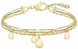 Hugo Boss Triple auksinis-plated bracelet for women Selena 1580768