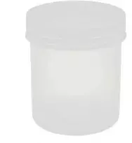 PP užsukamas indelis - 500 ml - pusiau permatomas - apvalus