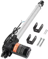 Galingas tiesinis pavaros mechanizmas, 12 colių eiga, 6000 N jėga, IP44 apsauga