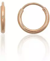 Auksiniai auskarai –žiedai - 11 mm. - 0.37 g.