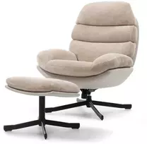Sofa Novanook Fotelis su pakoja, UNO, 102x77,5x90 cm, Smėlio spalvos