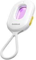 Baseus „Heyo Series II“ paslėptos kameros detektorius su signalizacija ir mini žibintuvėliu + Baseus paprastas USB-A - USB-C laidas - baltas