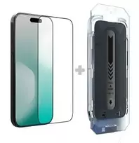Nillkin Apsauginis stiklas 2.5D CP+ PRO juodos spalvos skirtas Apple iPhone 17 Pro (su aplikatoriumi)