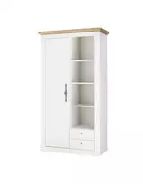 Prieškambario spinta Imv Westminster, 108 cm, balta/ąžuolinė