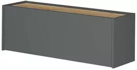 Sieninė spintelė City, 100 x 30 x 35 cm, antracitas / ąžuolas