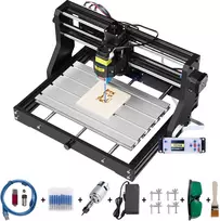CNC 3018 Pro, 2500mW, 300x180x40mm, Graviravimo Staklės, GRBL, Lazerinis Graveris su Offline Valdymu, Medienos, Plastiko, Akrilo, PVC Pjaustymui