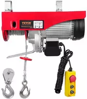 Elektrinis keltuvas 1000 kg, 1600W 220V, 12 m, lyninis, su pultu, vario variklis, skirtas garažui, sandėliui, gamyklai, dirbtuvėms