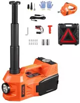 Elektrinis automobilio domkratas 5t, 11000lbs, su elektriniu smūginiu veržliasukiu, padangų keitimo komplektas, daugiafunkcis padangų remonto įrankis, automobilių kėliklis, avarinis keltuvas