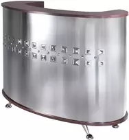 Beauty System Registratūros stalas Beauty Arc Chrome