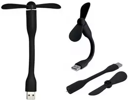 USB silikoninis vėjo malūnas - Nešiojamojo kompiuterio vėjo malūnas - mini ventiliatorius