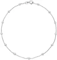 Sidabrinė grandinėlė ant kojos Brasco 57808