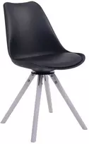 Mville Lankytojo kėdė Troyes, pasukama, balta, apvali