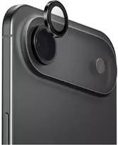 UNIQ Optix Aluminum kameros apsauga skirtas Apple iPhone Air su aplikatoriumi, juodos spalvos
