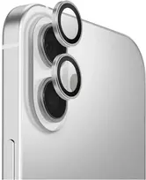 UNIQ Optix aliuminio kameros objektyvo apsauginis dėklas Apple iPhone 17 su aplikatoriumi Sidabrinis