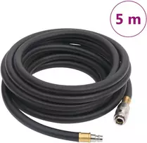 Hibridinė oro žarna, juodos spalvos, 0,6", 5m, guma ir PVC