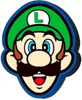 Nintendo Super Mario Bros Luigi 3D cushion
