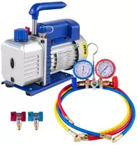 Šaldymo vakuuminis siurblys 3 CFM, HVAC, manometras, AC įrankiai, kondicionierių aptarnavimui