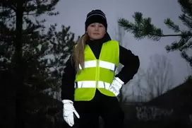 ATOM Šviesą atspindinti liemenė vaikams L 9-12 metų