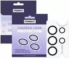 FoneKit kameran linssinsuoja, Samsung Galaxy S25 Ultra, läpinäkyvä