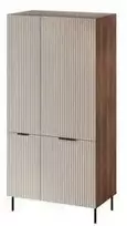 Cama Meble Cama 5 ALMERA spinta 90x52x185 riešutmedžio/kašmyro spalvos