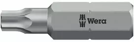1/4" TorxPlus IPR antgalis varžtams su skylute ir apsauginiu kaiščiu, 10 dydis IPR/25mm, Wera [05134700001]