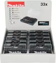 Makita sukimo antgalių rinkinys, 33vnt. (10) IMPACT Juodas E-12441-10