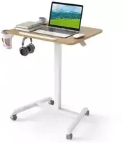 Promotions Stovintis stalas, nešiojama sulankstoma mobili kompiuterio darbo vieta, 77-112 cm, natūrali