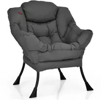 Fotelis Promotions Akcentinė kėdė, 75x81x94,5 cm, Pilka
