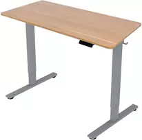 Home4you Reguliuojamo Aukščio Stalas ERGO FIT su 1 Varikliu, 120x68 cm, Pilka/Ąžuolas