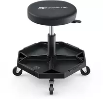 Promotions Riedanti mechaniko kėdė, 50.8x50.8x40.6 cm, juoda ir raudona