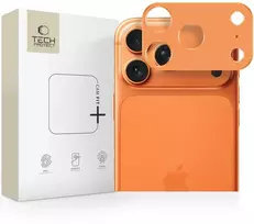 „Tech-Protect Camalloy Fit+“ kameros dėklas, skirtas „iPhone 17 Pro Max“ – oranžinis