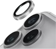 UNIQ Optix Prime kameros objektyvo apsauginis dėklas Apple iPhone 17 Pro / Apple iPhone 17 Pro Max su aplikatoriumi