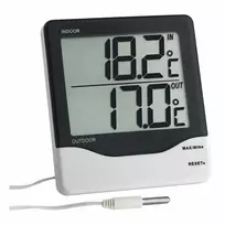Skaitmeninis vidaus ir lauko termometras su zondu, su metrologine patikra TFA 30-1011M