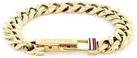 Tommy Hilfiger Stilinga vyriška apyrankė, padengta auksu 2790665