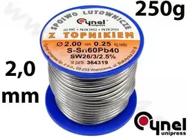 Toya Sa Poland Lydmetalio viela Ø 2,00mm. 250g su fliusu (76819)
