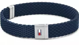 Tommy Hilfiger Elegantiška mėlyna vyriška apyrankė TH2790239S