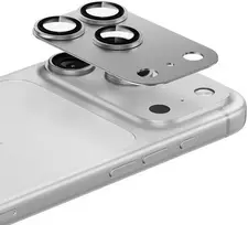 Oem Benks Apsauginis stiklas Glass Warrior Metal Integrated Lens Protector (C069) skirtas Apple iPhone 17 Pro (lens 3 pieces) baltas