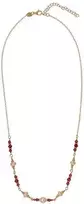 Alisia Gold-plated pakabukas with pearls and garnets AL5179.01.029