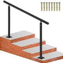 Vevor Laiptų turėklų komplektas 5 FT, juodas aliuminis