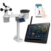 BRESSER MeteoCham9 viename Wi-Fi meteorologinė stotelė su skaitmeniniu nuotraukų rėmeliu