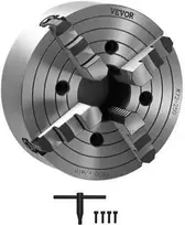 Vevor 250 mm 4-žandikaulių savaime centruojantis tekinimo staklių griebtuvas