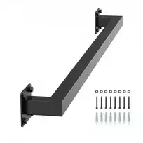 Vevor Sieninis turėklas juodas, 910 mm