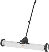 Riedantis magnetinis šlavimo įrenginys, didelio našumo metalo surinkėjas, dirbtuvių garažo kiemo valiklis, 76.2cm šlavimo įrenginys