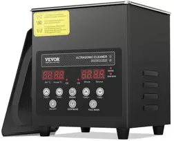 2L Ultragarsinis valiklis juvelyriniams dirbiniams, akiniams ir įrankiams, 60W skaitmeninė valymo mašina su šildytuvu, laikmačiu ir dujų šalinimo funkcija, 40kHz