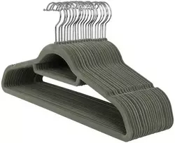 Songmics Drabužių pakabos, 42.7x22x0.6 cm, pilka
