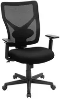 Songmics Biuro kėdė, 68x67x108-115 cm, juoda