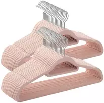 Songmics Drabužių pakabos, 42,7x22x0,6 cm, rožinė